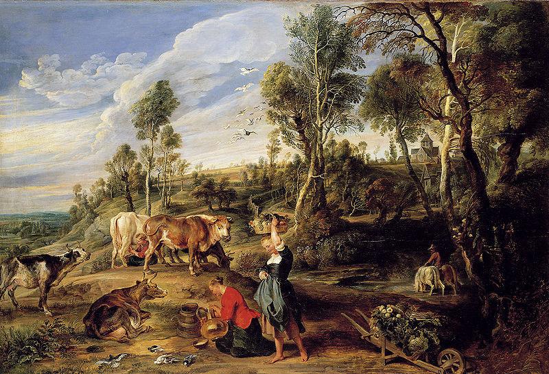 Peter Paul Rubens The Farm at Laken oil painting picture